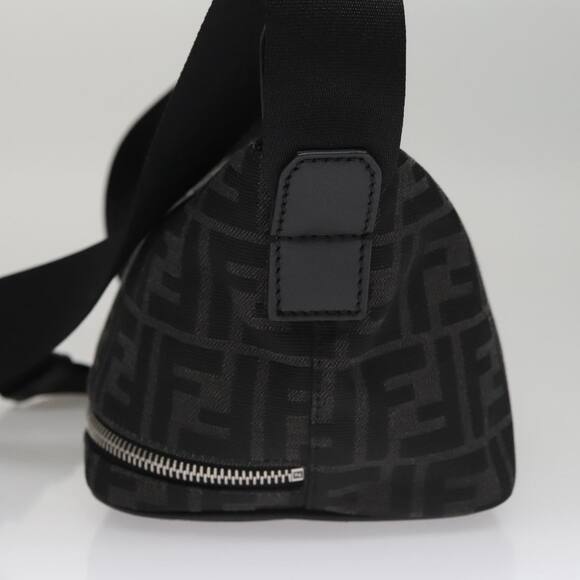 FENDI Zucca Canvas Shoulder Bag Black - Picture 3 of 12